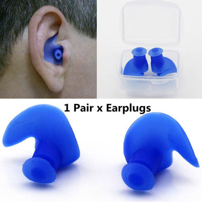 Pair Soft Ear Plugs Environmental Spiral Earplugs Silicone Waterproof