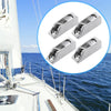 SHOP BARCLAY  4 Pcs Sailing Rigging 316 Stainless Steel Clam Cleat 3-6mm Rope & Line Cleat For Boat Yacht Marine Etc Boat Accessories Marine