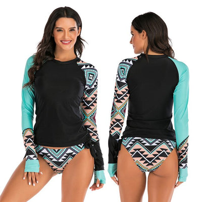 Rashguard femmes à manches longues