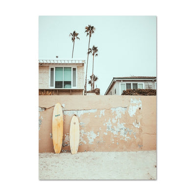 Californie Surf Art imprime plage mur Art