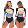 manches longues Rashguard femmes surf