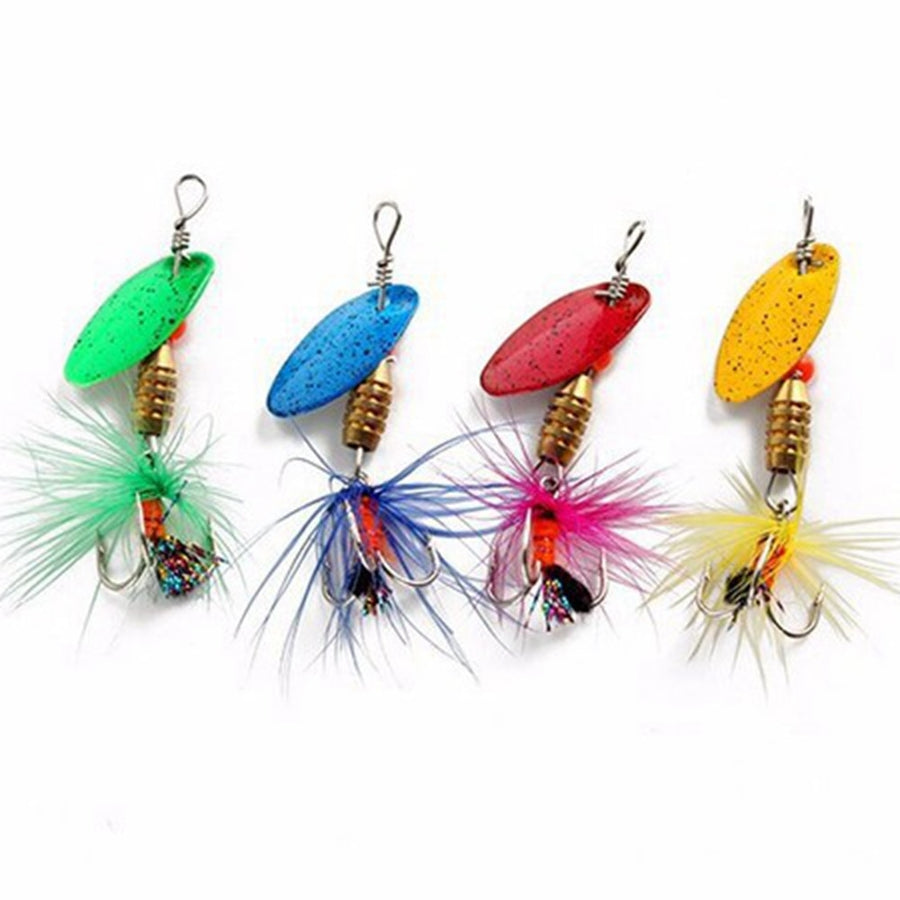 SHOP BARCLAY  4pcs color Spinner baits