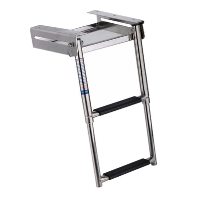 SHOP BARCLAY  2 Steps Pulley Stainless Steel Under Platform Ladder