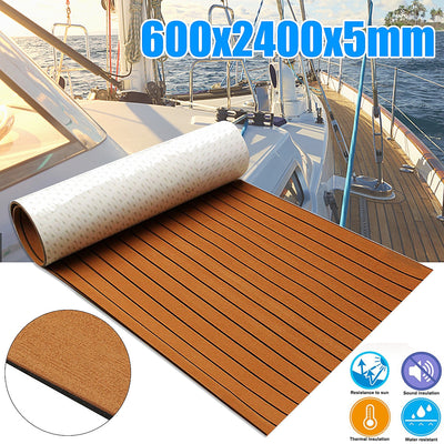 SHOP BARCLAY  Self-Adhesive 600x2400x5mm Foam Teak Decking