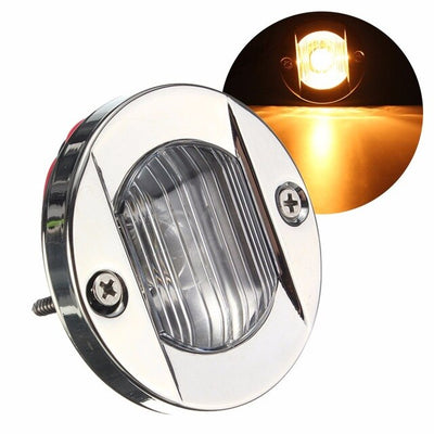 SHOP BARCLAY   NEW DC 12V Marine Boat Transom LED Stern Light Round