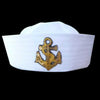 SHOP BARCLAY  Military Hats White Captain Sailor Hat Navy