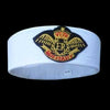 SHOP BARCLAY  Military Hats White Captain Sailor Hat Navy