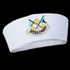 SHOP BARCLAY  Military Hats White Captain Sailor Hat Navy